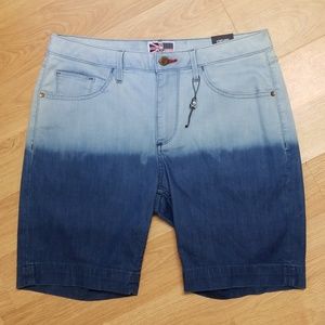 Psycho Bunny Shorts Men's "Denim" Dip Die Blue